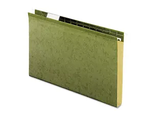 Pendaflex Reinforced 1" Extra Capacity Hanging Folders Legal Standard Green 25