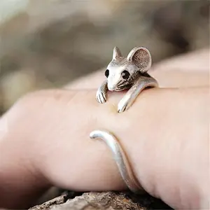 Cute little mouse circular ring Adjustable, high-quality, perfect for parties, can be paired with various outfits, unique creative design