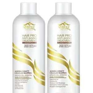Eternal Hair Pro Anti Aging Treatment Shampoo & Conditioner Combo with Stem Cells Argan Oil Keratin & Panthenol