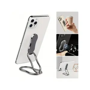 Cell Phone Ring Holder, 360 degree Rotation Ring Kickstand, Foldable Metal Phone Back Grip, for Most of Phones, Tablet and Case, Cell Phone Mount