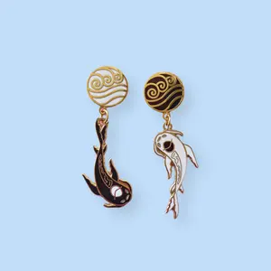 Ying Yang Earrings
