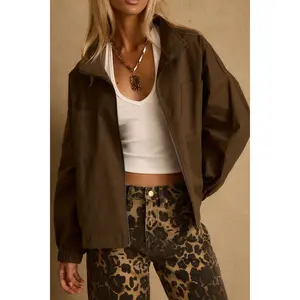 Fairfax Olive Canvas Relaxed Fit Utility Jacket