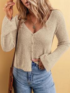 women's plain cardigan, casual long sleeve v neck cardigan for summer, lady fashion minimalist women's knitwear for daily wear, cardigans, cardigans for women, elegant classy tops, womenswear, sweater knitwear