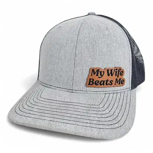 My Wife Beats Me Hat – Funny Meme Trucker Cap, Adjustable Snapback Hat, Bold Humor Cap, Viral Funny Gift for Him, Husband Life Joke Hat