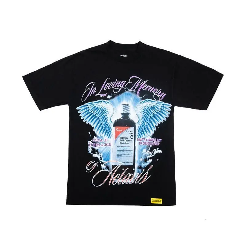 Classic That's a Awful... Cough Syrup 2sides Tee, Dead Homies T-Shirt, Vintage Tee, Streetwear, Top Menswear Womenswear, Unisex Heavy Cotton Tee, Tee for Her Him, Fashion Cotton, Full Colors, Full Sizes, For Men, For Women