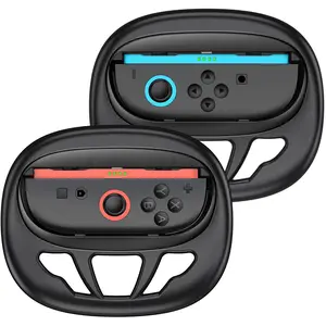 BEBONCOOL for Switch2 racing game steering wheel OLED Joycon handle carriage grip NS Joycon Controller Racing Grip for Nintendo Switch2 Game controllers