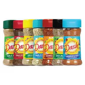 Dash 2.5oz Salt Free Seasoning – Sodium Free Spice Blend | 10+ Flavors