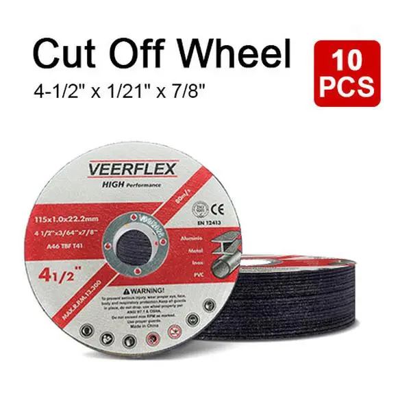 10/25 Pack 4 1/2 Cut Off Wheel Angle Grinder   cutting   Disc for Metal & Stainless Steel, Max 13,300 RPM, 0.045" Thin Grinding Wheel   cutting  blade