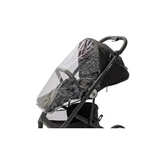 Primo Passi Icon Baby Stroller Rain Cover Bassinet - Transparent Ventilated Design for Safe & Comfortable Strolls