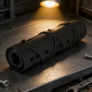 Tactical Silencer Protection Cover, Nylon Silencer Protector, Ideal for Outdoor Hunting, Durable and Lightweight Design