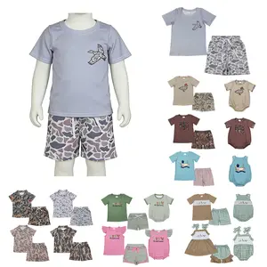 Boy Mallard Shorts Set Camo Summer Outfit Boy Summer Clothing Set Boy Mallard Shorts Set Camo Summer Outfit Boy Summer Clothing Set