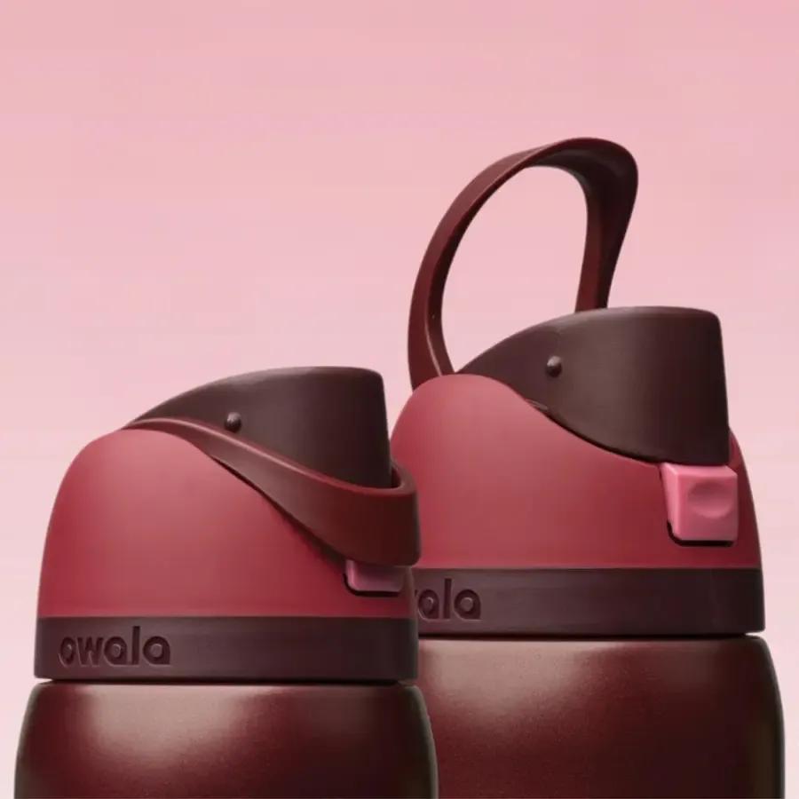 Owala FreeSip Black Cherry 32oz Insulated Water Bottle Model 24 Hour Cold Leak Proof BPA Free Double Wall Stainless Steel Daily Use Work School Gift for Her Owala FreeSip Black Cherry 32oz Insulated Water Bottle Model 24 Hour Cold Leak Proof BPA Free Double Wall Stainless Steel Daily Use Work School Gift for Her