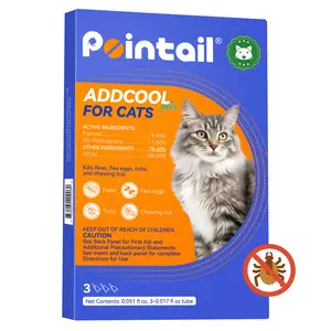 Pointail Addcool Topical Drops for Cats, 3 Doses