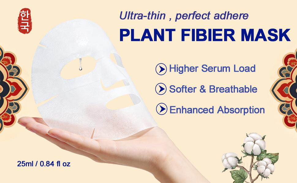 【JU】3-in-1 Asiatica Face Mask | Hydrating, Brightening  & Barrier-Repairing with Aloe Vera, Centella Asiatica,Madecassoside, Glutathione & Sprout Complex | Korean Facial Masks | Korean Skincare