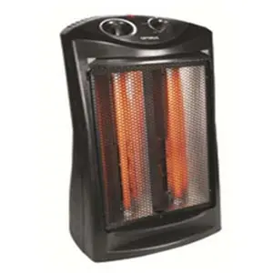 Optimus H5235 Fan Forced Tower Quartz Heater with Thermostat