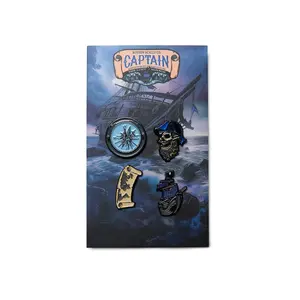 Boston Scally The Captain Shipwreck Edition: Lost Voyage Cap Pin Set