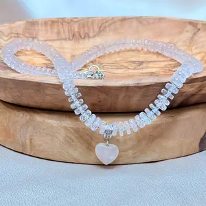 Rosey Quartz Beaded Necklace