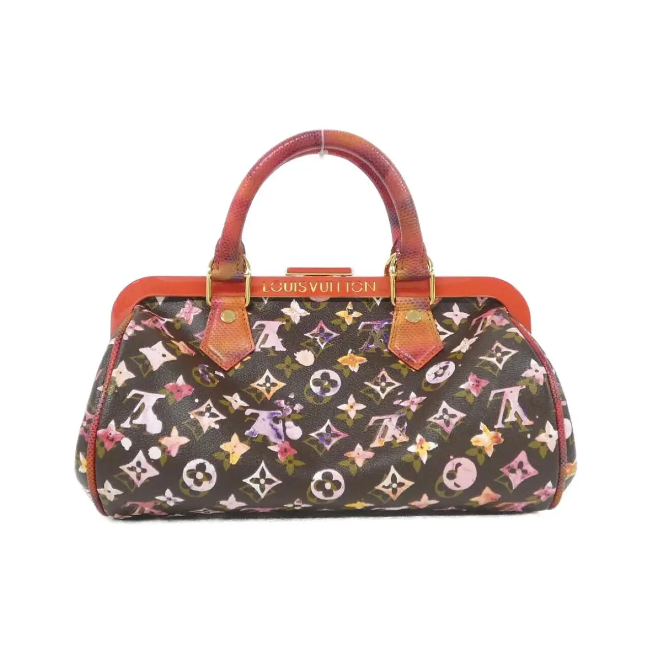 Pre-owned Louis Vuitton Canvas Shoulder Bags Monogram Watercolor Papillon Bag