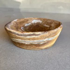 Brown, cream, and amber | SAÉA Catchall Bowl