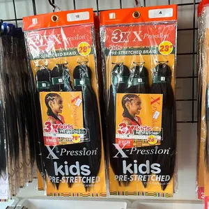 3X X-Pression Pre-stretched braids 28”