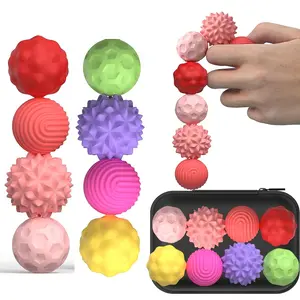 Silicone Magnetic Fidget Balls Toys, 8 Counts, Attractive Texture, Sensory Fidget Ball, Silent Desk Stress Relief, Stress Relief Gadgets, Ideal Gift for Teens & Adults