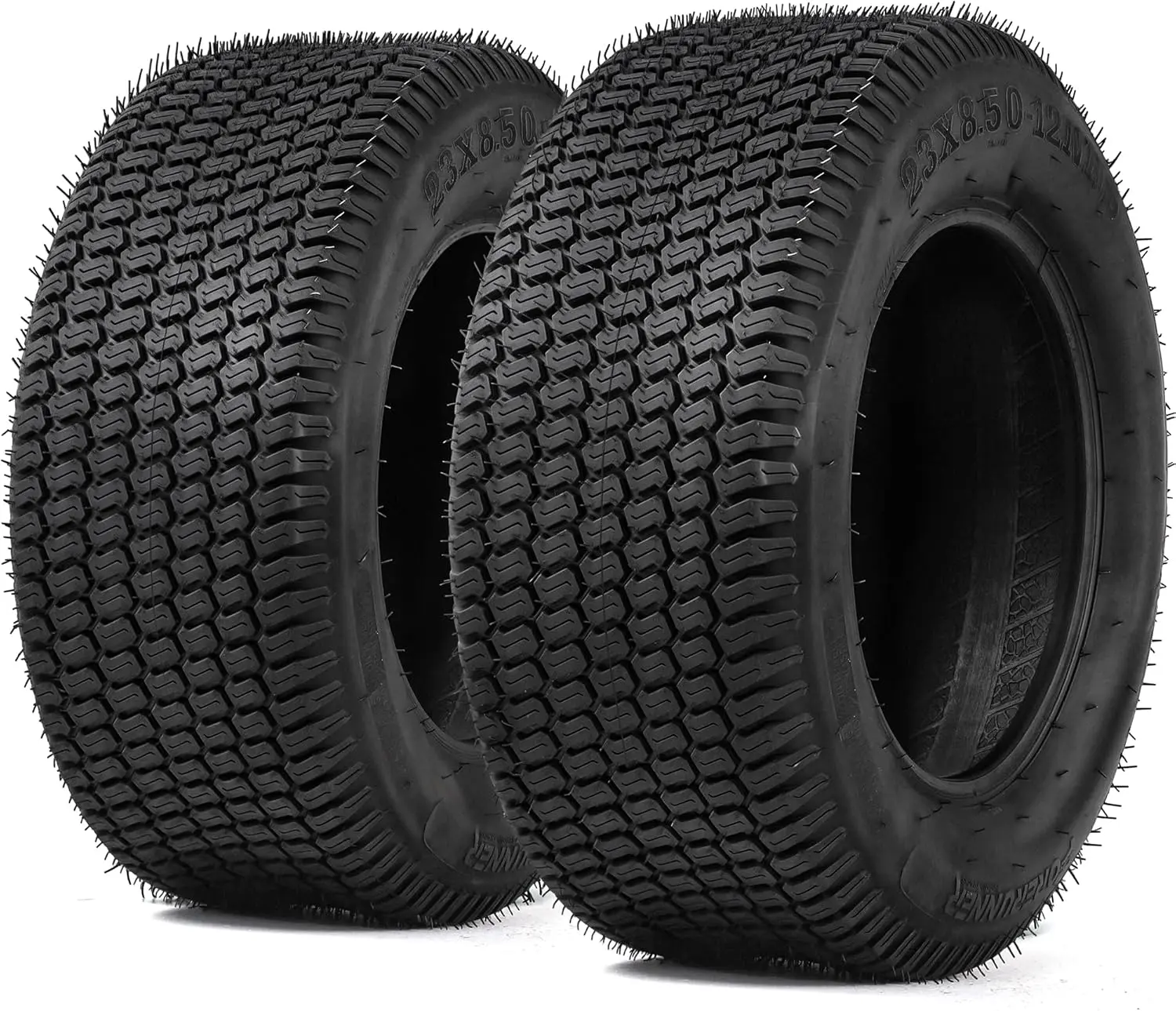 YITAMOTOR 23x8.5-12 Lawn Mower Tires, Suitable for Lawnmowers, Motorcycles, Garden Tractors, Golf Carts, and Farm Equipment, 4Ply, Set of 2