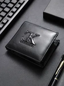 Men's Business Casual Letter Embossed Short Wallet, Business Style Wallet, Youth Fashion Two-Fold Multi-Functional Credit Card Holder, Coin Pocket Purse Gift