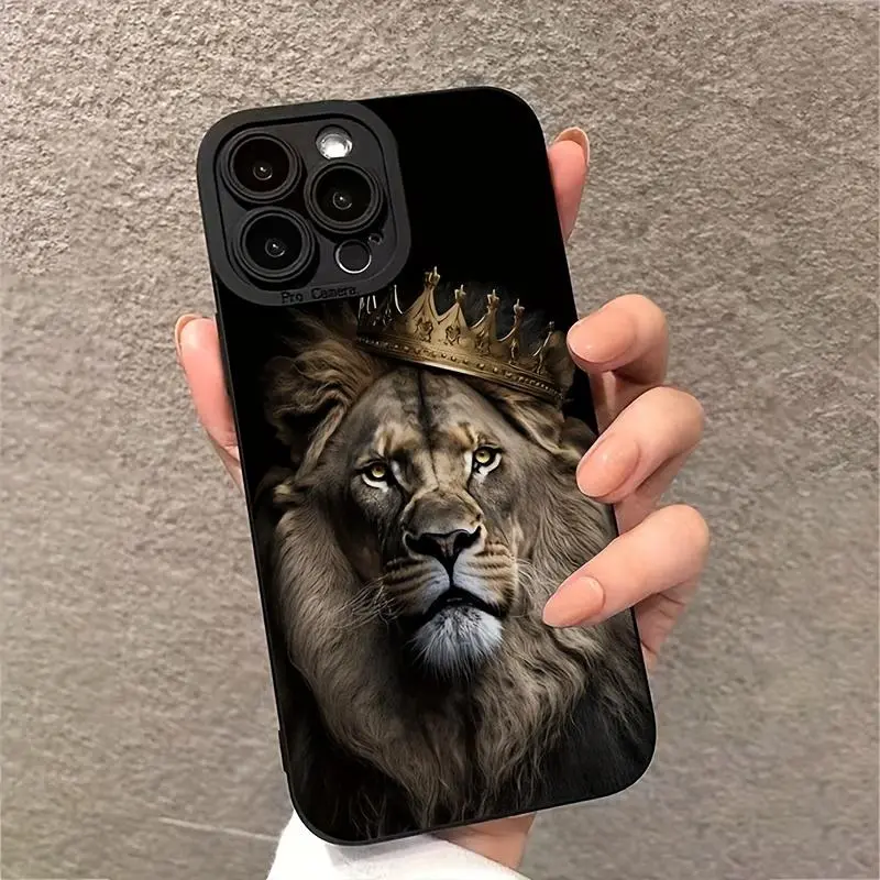 Creative Pattern Phone Case, Shockproof Phone Protective Cover, Phone Accessory Compatible with iPhone 16 Pro X XS MAX 11 12 13 14 15 Plus Series Case
