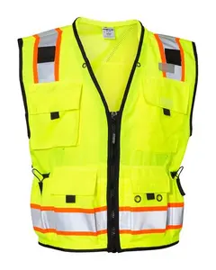 Custom Embroidered - Kishigo - Unisex Professional Surveyors Vest - S5000-5001