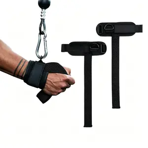 2-in-1 Wrist Support Lifting Straps Anti-Slip Deadlift Gym Accessories