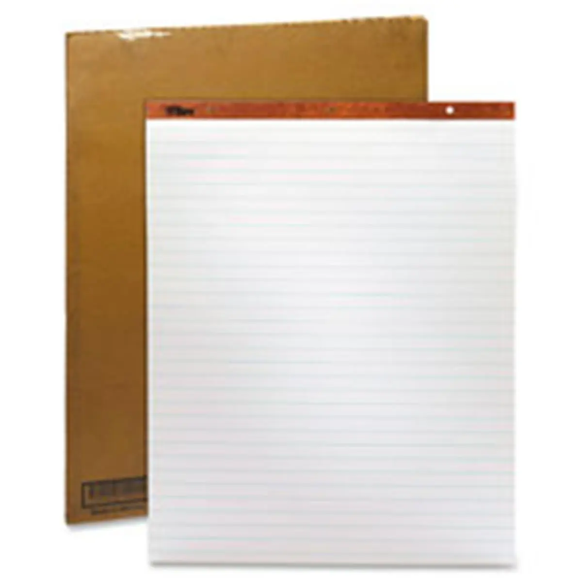 TOPS Full-Size Easel Paper Pad, 2-CT-WE, 15 lb, 27 in x 34 in, 50 Sheets, 8.75 in Spacing, 1" Horizontal-Ruled Notes, Office Stationery & Note-Taking Supplies