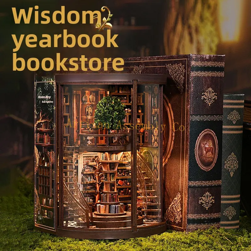 Build Your Own Magical Book Nook – A 3D Wooden DIY Miniature World That Tells Your Story