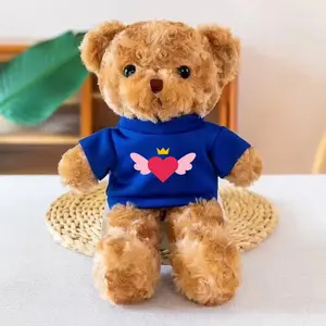 Personalized Teddy Bear, 11-Inch Teddy Bear (Including Clothing), Wedding Decoration Teddy Bear, Soft Stuffed Doll, Is The Perfect Personalized Gift For Boyfriend Or Girlfriend On Valentine'S Day, Birthday, Or Christmas, Suitable For Various Occasions