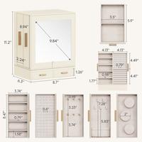 Inside Mirror - Creamy White