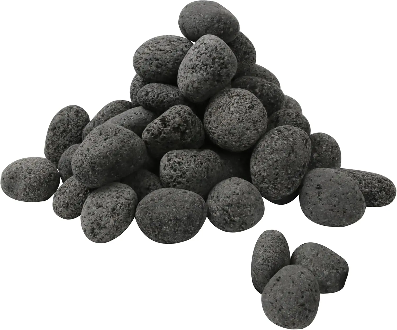 [Deals For You] 10LBS Black Lava Rocks for Fire Pit 1-2 inch Gas Fireplace Rocks, Black Lava Pebbles for Propane Fire Pit, Decorative Volcanic Stone for Outdoor & Indoor Gas Fireplace (10, Pounds)