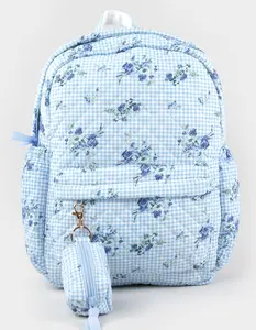 Tilly’s Floral Quilted Backpack
