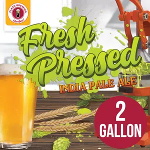 Flash Brewing® | Fresh Pressed IPA | 2 Gallon Beer Recipe Kit | Just Mix & Ferment
