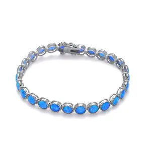 Loveden Opal Tennis Bracelet for Women Trendy Jewelry Accessories  925 Silver Bracelet Birthday Valentines Day Gift