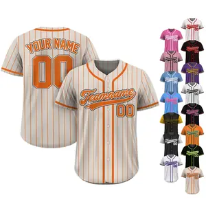 Custom Team Name Number Baseball Jersey Pinstripe, Custom Baseball Jersey for Men Women, Personalized Pinstripe Jersey