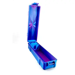 3-Slot 3 ml Vial Case with Prep Pad Storage | Compact Organizer | Organizer for GLP-1, Peptides, Research