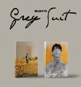 SUHO EXO - Grey Suit Photobook Grey version