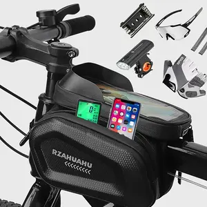 This large-capacity high-quality bicycle bag can be installed on both the front and the frame. It is adjustable and durable, and can safely store mobile phones, keys and essential items. It is a safety equipment for outdoor cycling Fixie AccessoriesGift