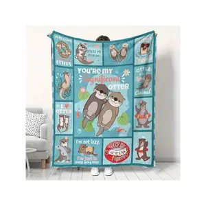 A Sea Sloth Blanket, Sea Sloth Lover Gift, Sea Sloth Gift Men'S Gift, Women'S Gift, Suitable For Bed, Sofa Camping Travel Home Decoration-30*40in