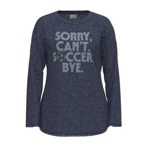 LuLaRoe - Julie Long Sleeve Top - Sorry, Can’t. Soccer. Bye.