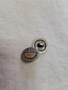 18mm Antique Brass Shank Button