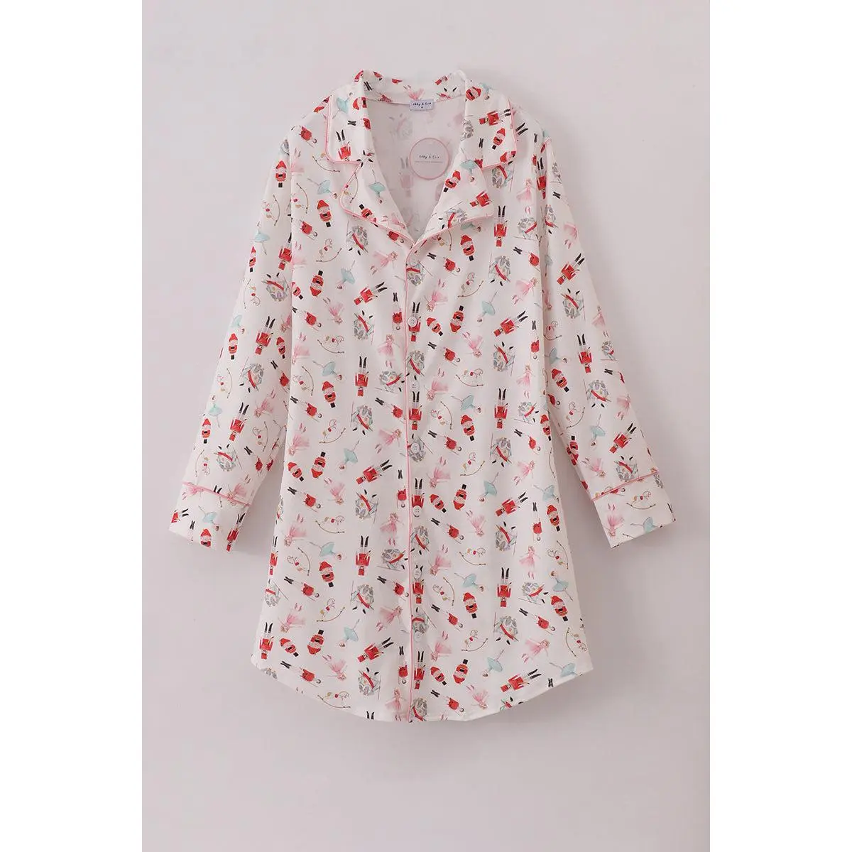 Christmas nutcracker print women gown