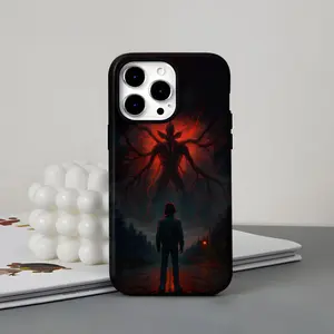 Phone Case: Stranger Theme Sci-Fi Hot Trendy Fictional Series Two-In-One Film Case, Tough, Dual Layered Case for Superior Protection, Durable, Drop-proof, for iPhone 17 16 15 14 13 12 11 8 7 X XS XR Plus Pro Max Mini, Birthday Christmas Gifts
