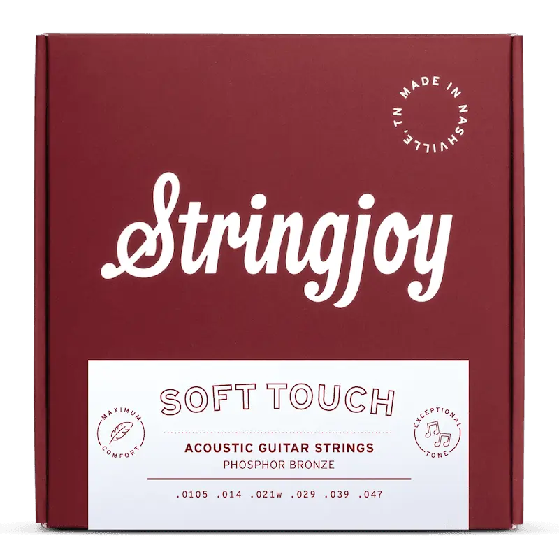 Stringjoy 10.5-47 Soft Touch Phosphor Bronze Acoustic Guitar Strings