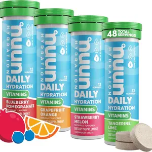 Electrolyte Tablets With Vitamins D C E A B6 Folic Acid Magnesium Hydration Support Mixed Fruit 48 Servings