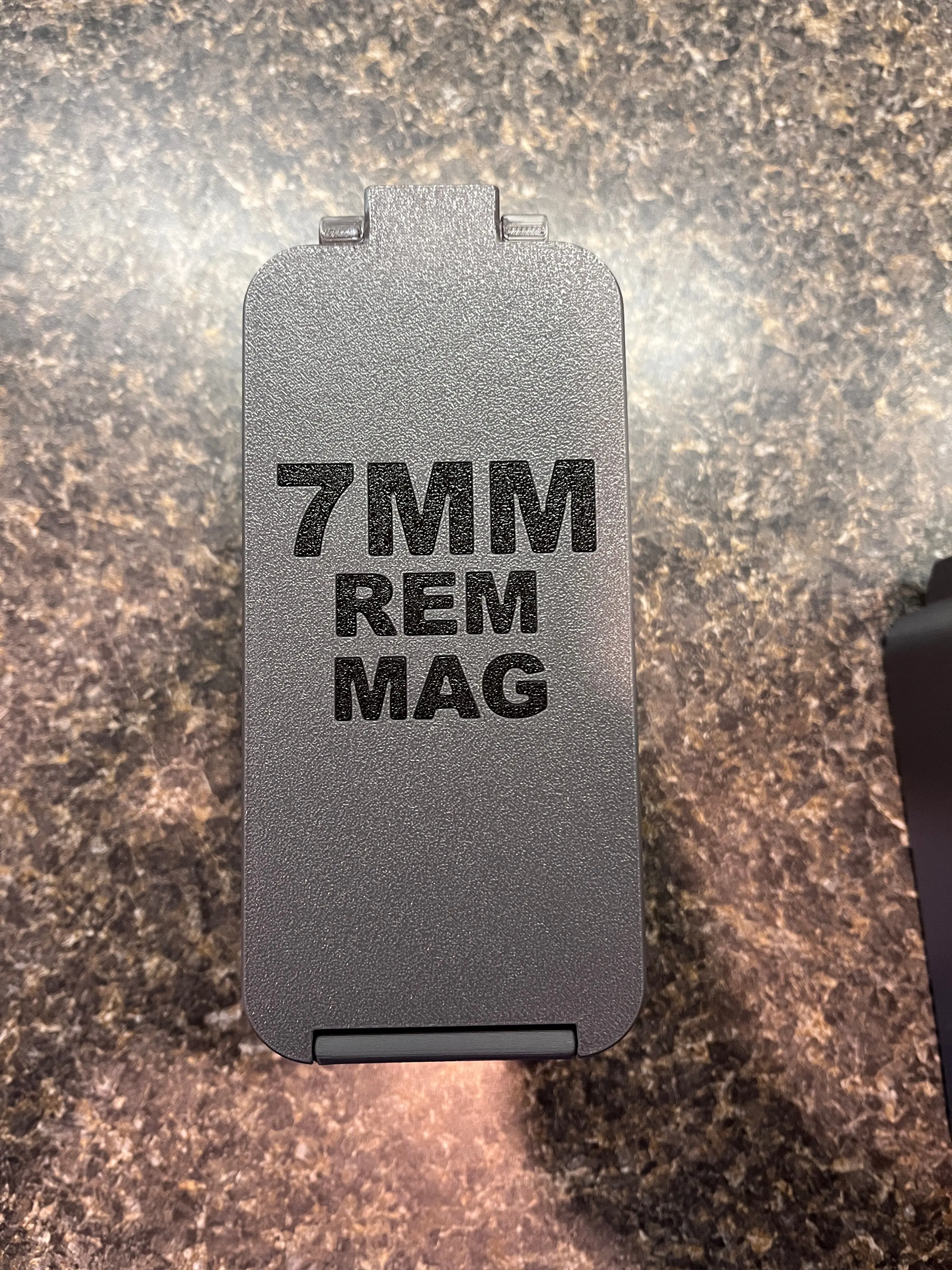 SureSnap 7MM REM MAG  Ammo Storage | Secure Snap-Lid Storage Case | 3D Printed (36 rnd)